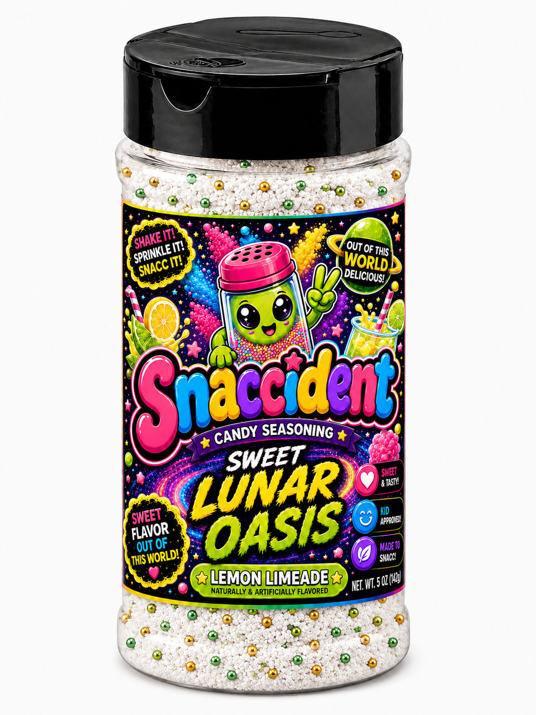 Sweet "Lunar Oasis" Candy Topping