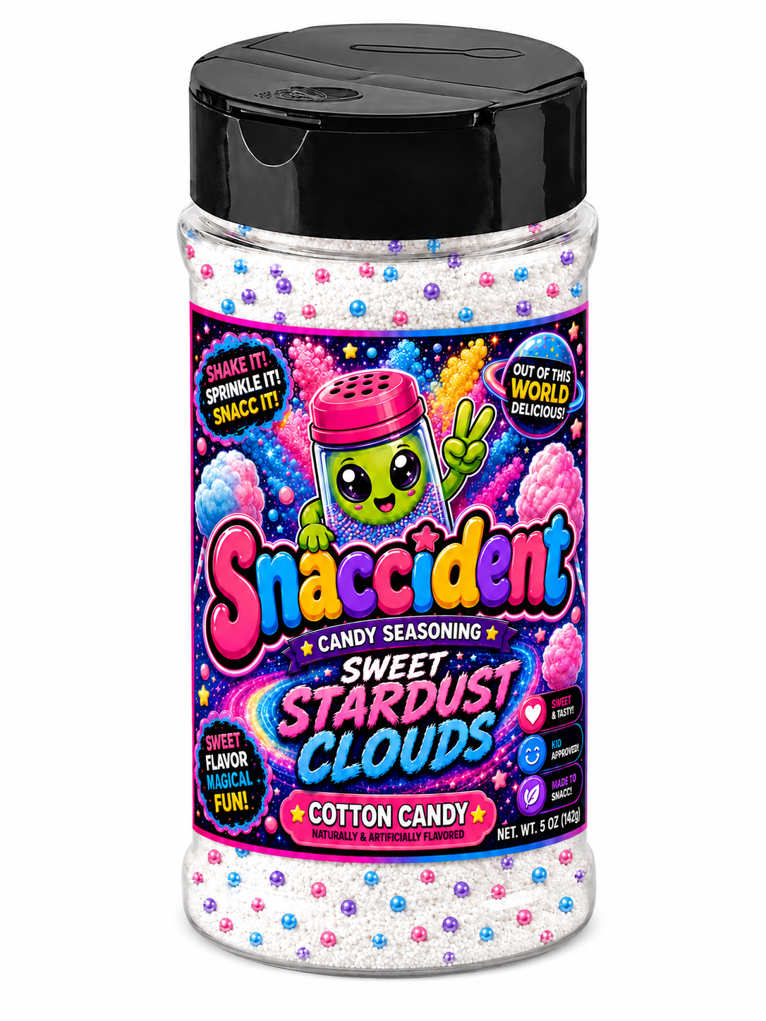 Sweet "Stardust Clouds" Candy Topping