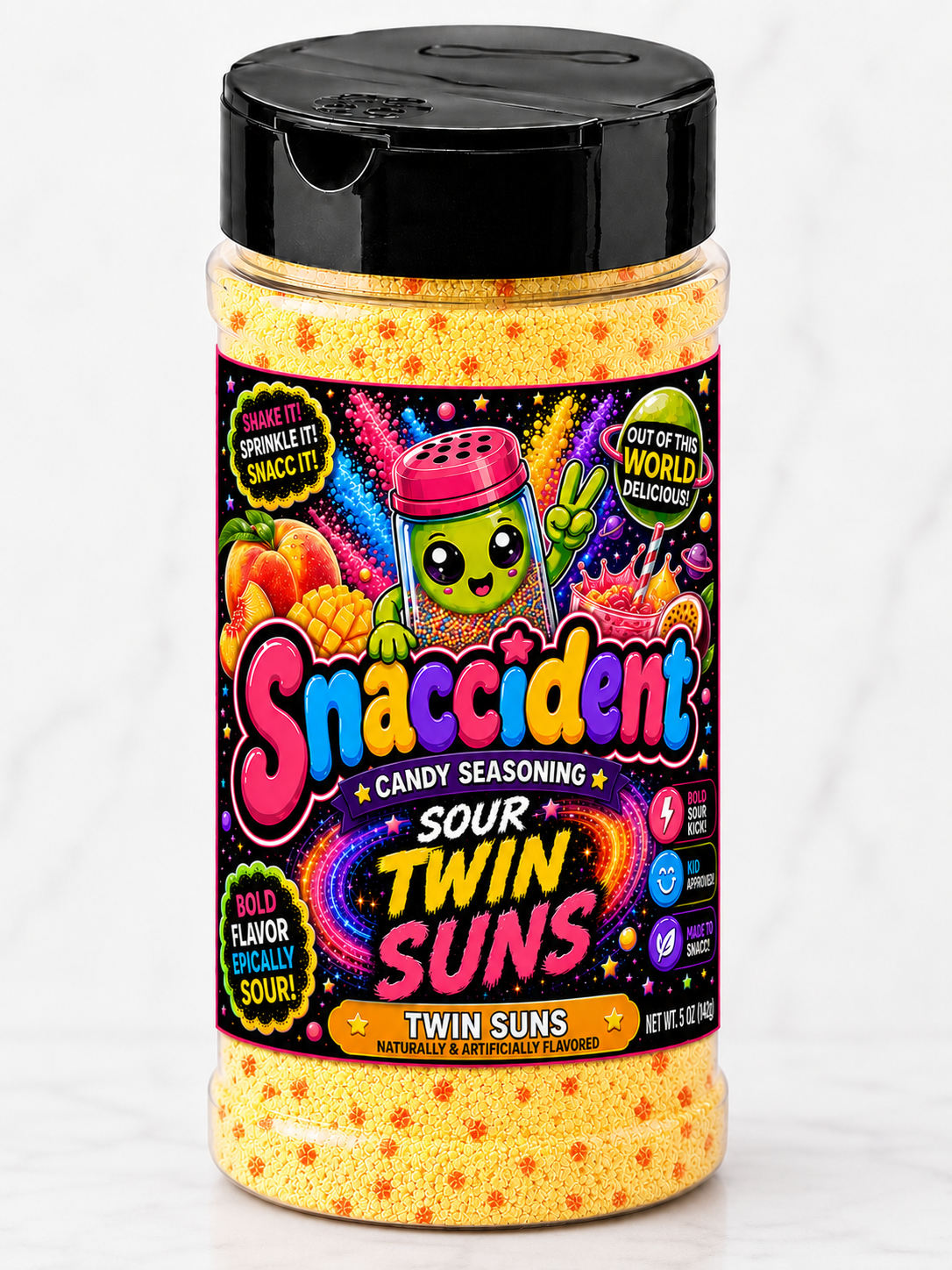 Sour "Twin Suns" Candy Topping