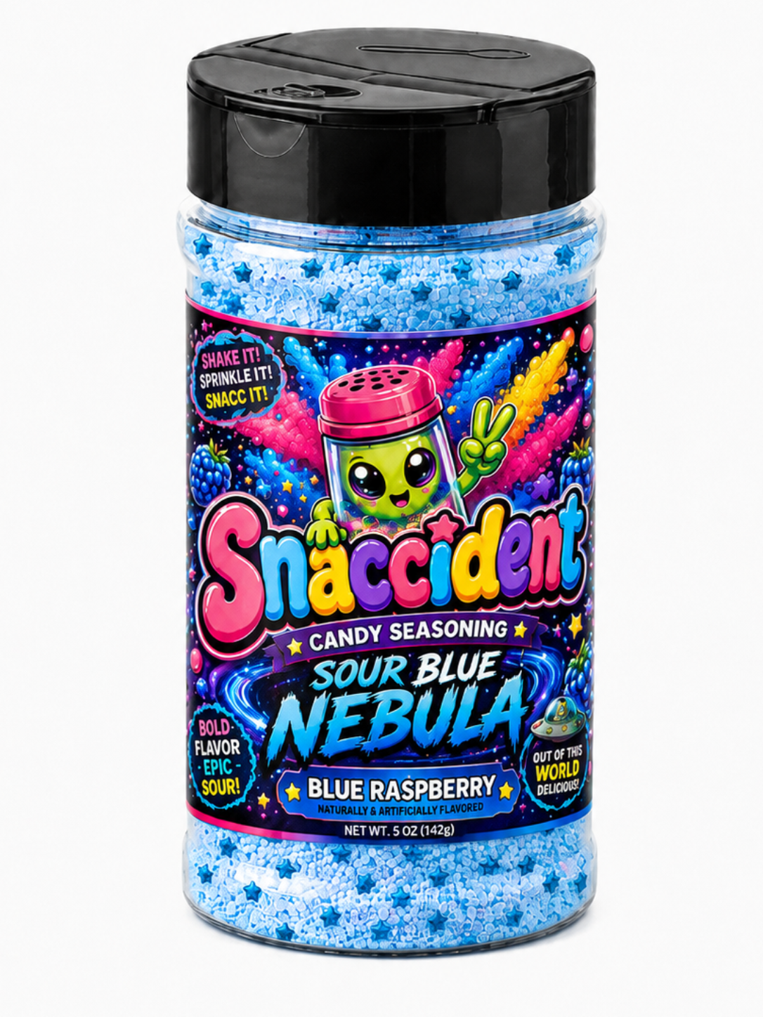 Sour "Blue Nebula" Candy Topping