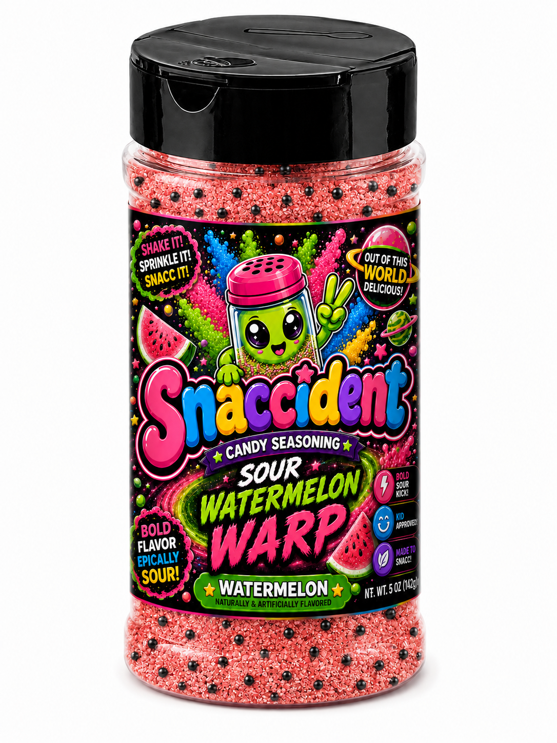 Sour "Watermelon Warp" Candy Topping